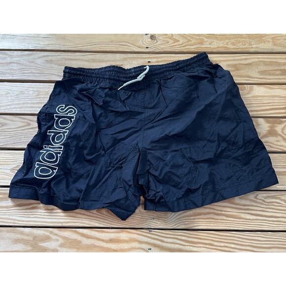 Vintage Adidas Drawstring Shorts Size Large Men’s Black - Picture 1 of 9